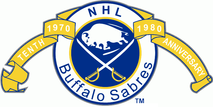 Buffalo Sabres 1980 Anniversary Logo iron on transfers for fabric